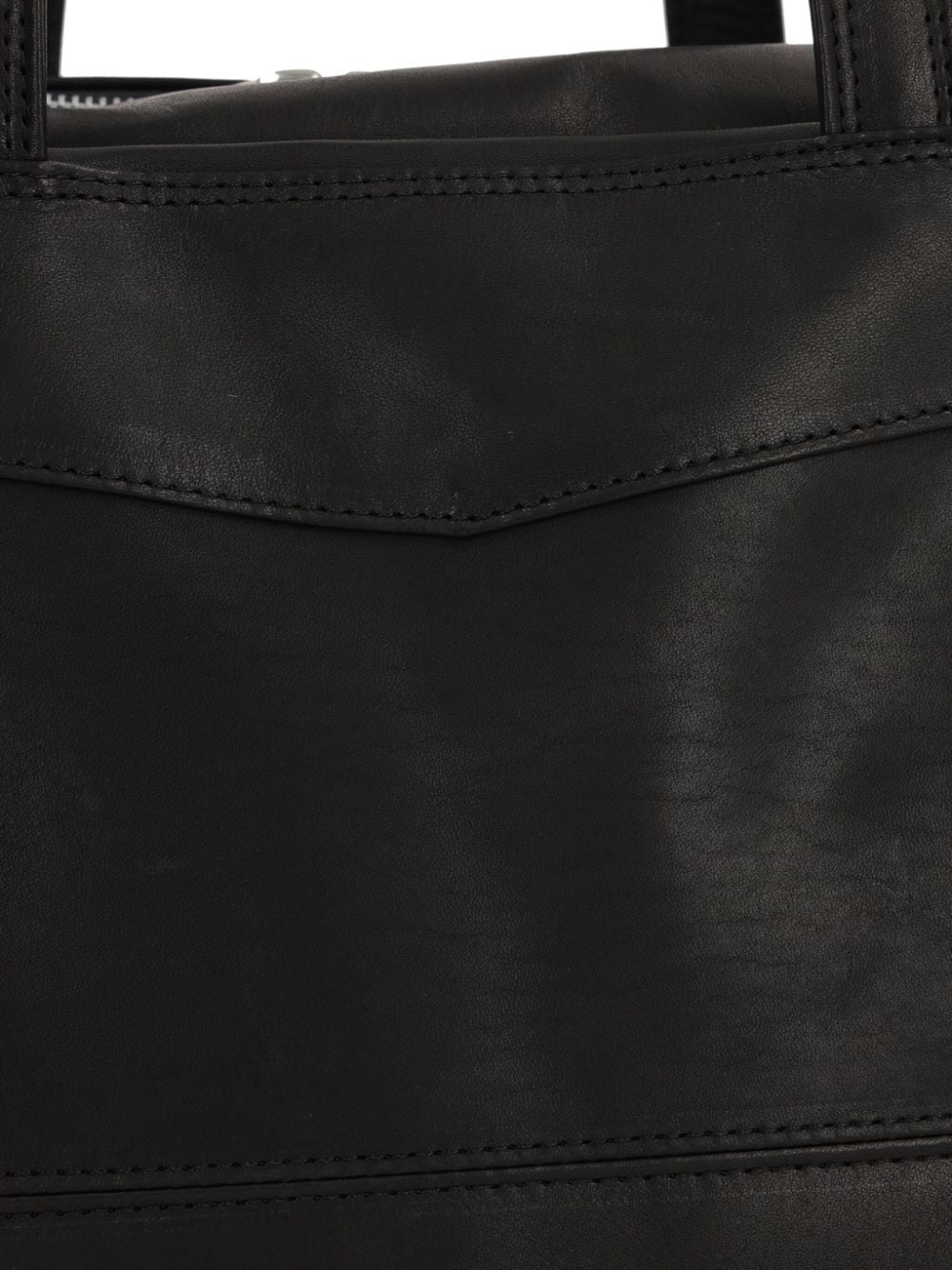 graphic-print leather tote bag - 4