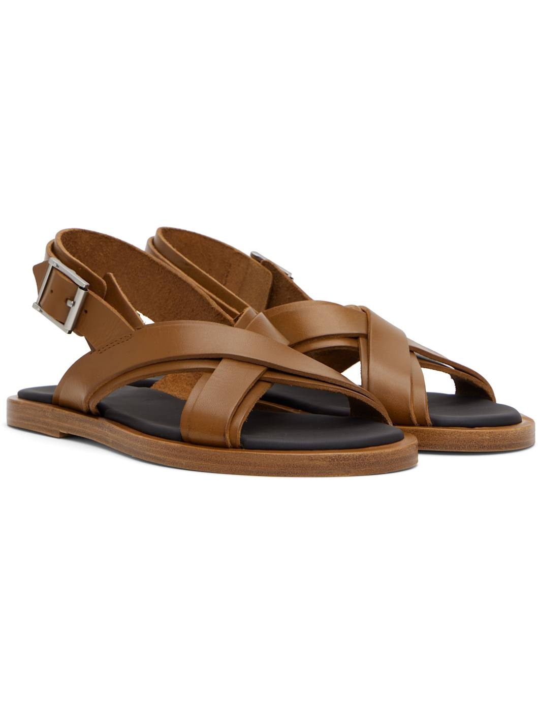 Brown Lou Sandals - 4