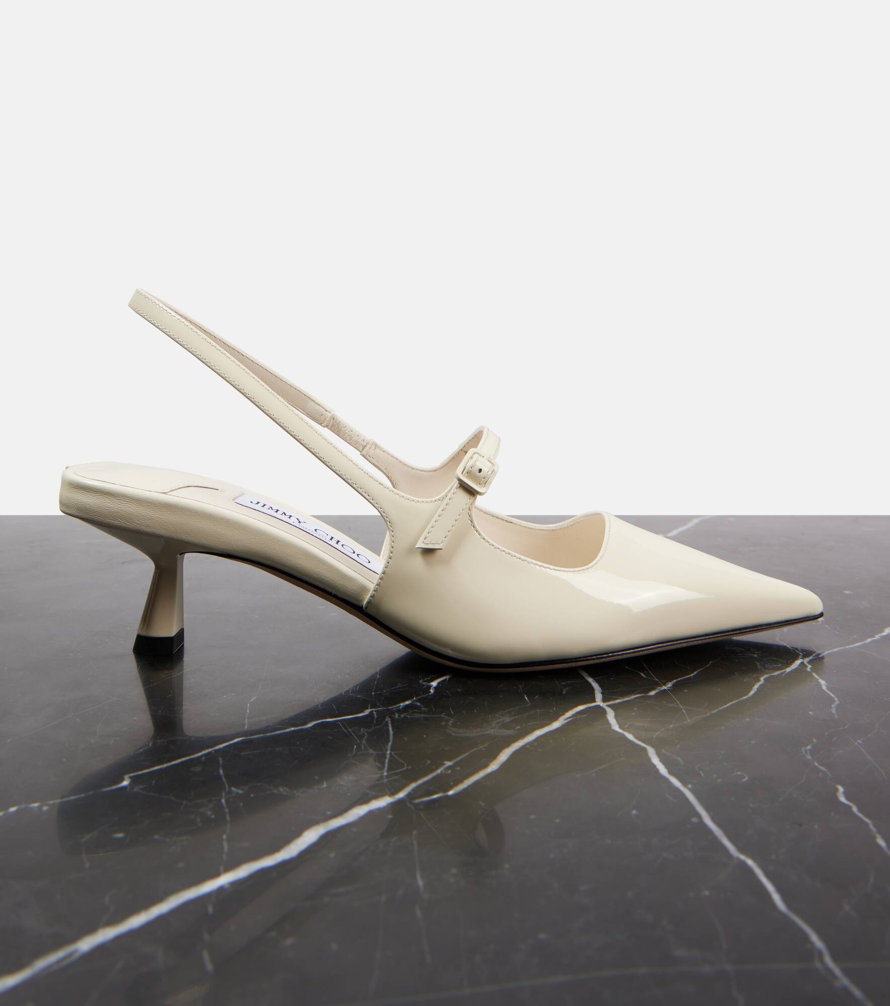 Didi 45 patent leather slingback pumps - 5