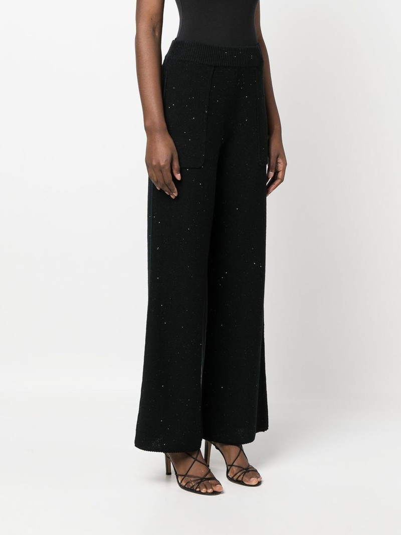 wide-leg sequin-embellished trousers 3