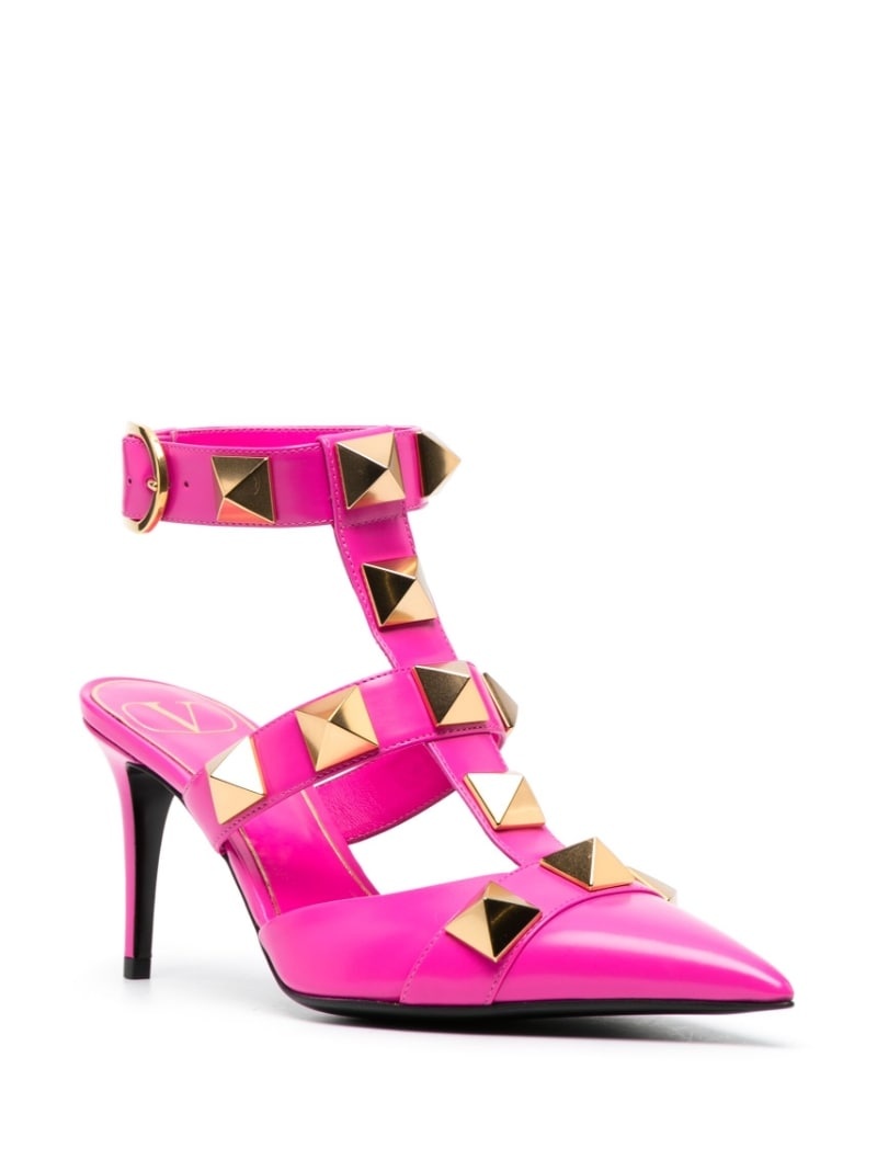 Roman Stud 85mm caged pumps - 2