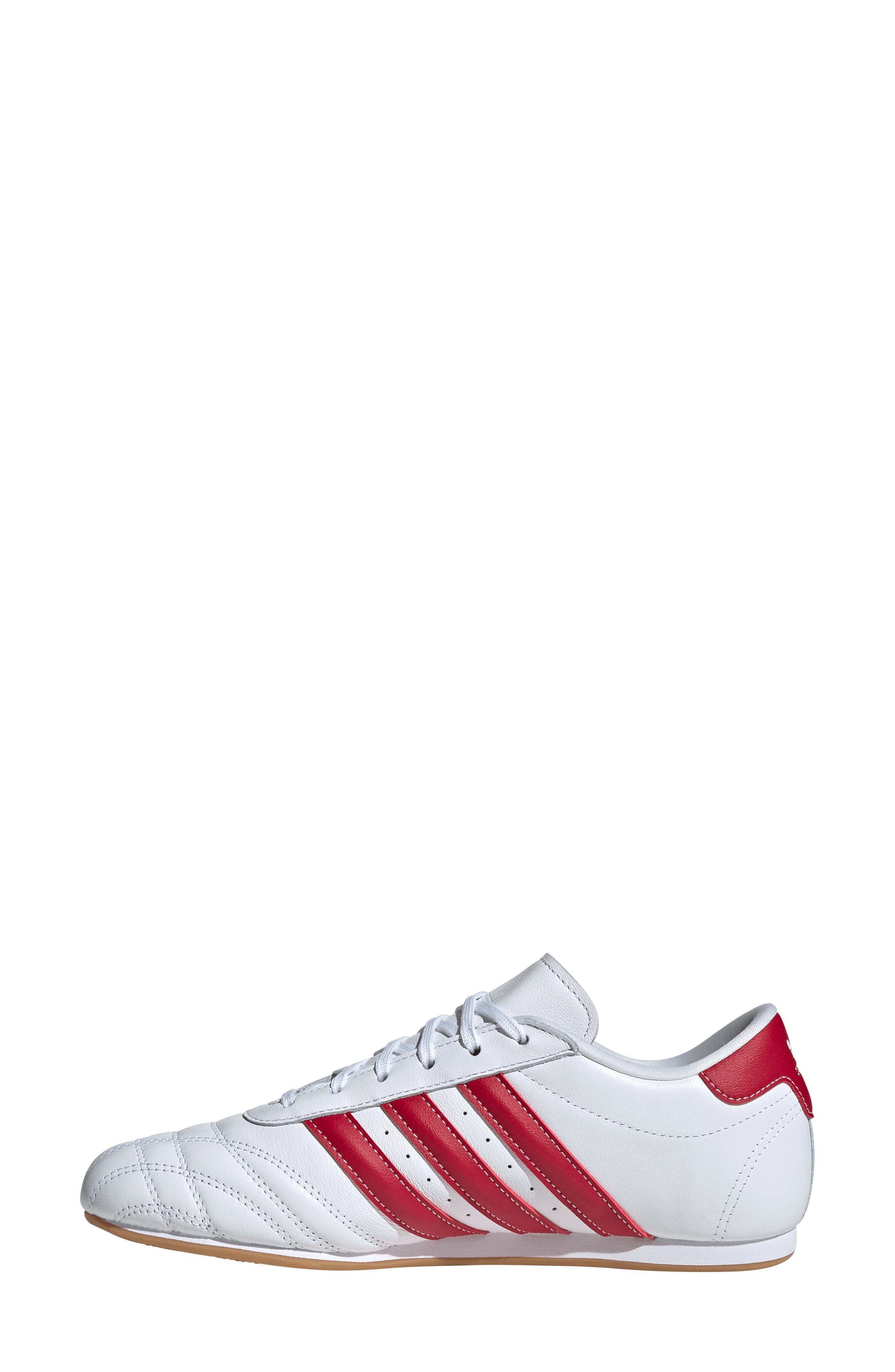 adidas Taekwondo Sneaker in White/Team Victory Red/Gum at Nordstrom - 6