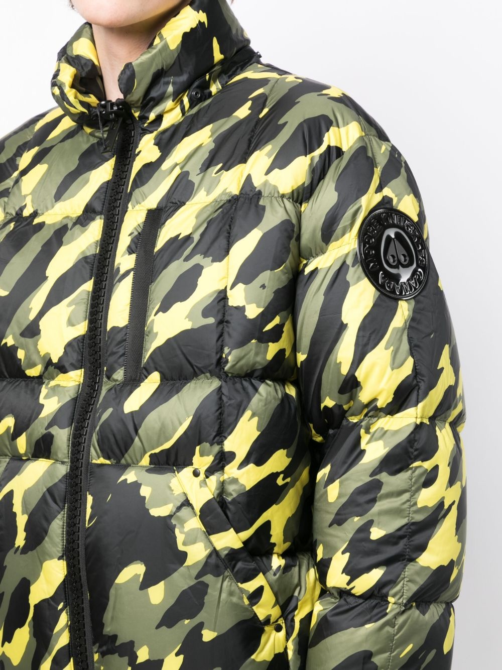 camouflage-print hooded bomber jacket - 6