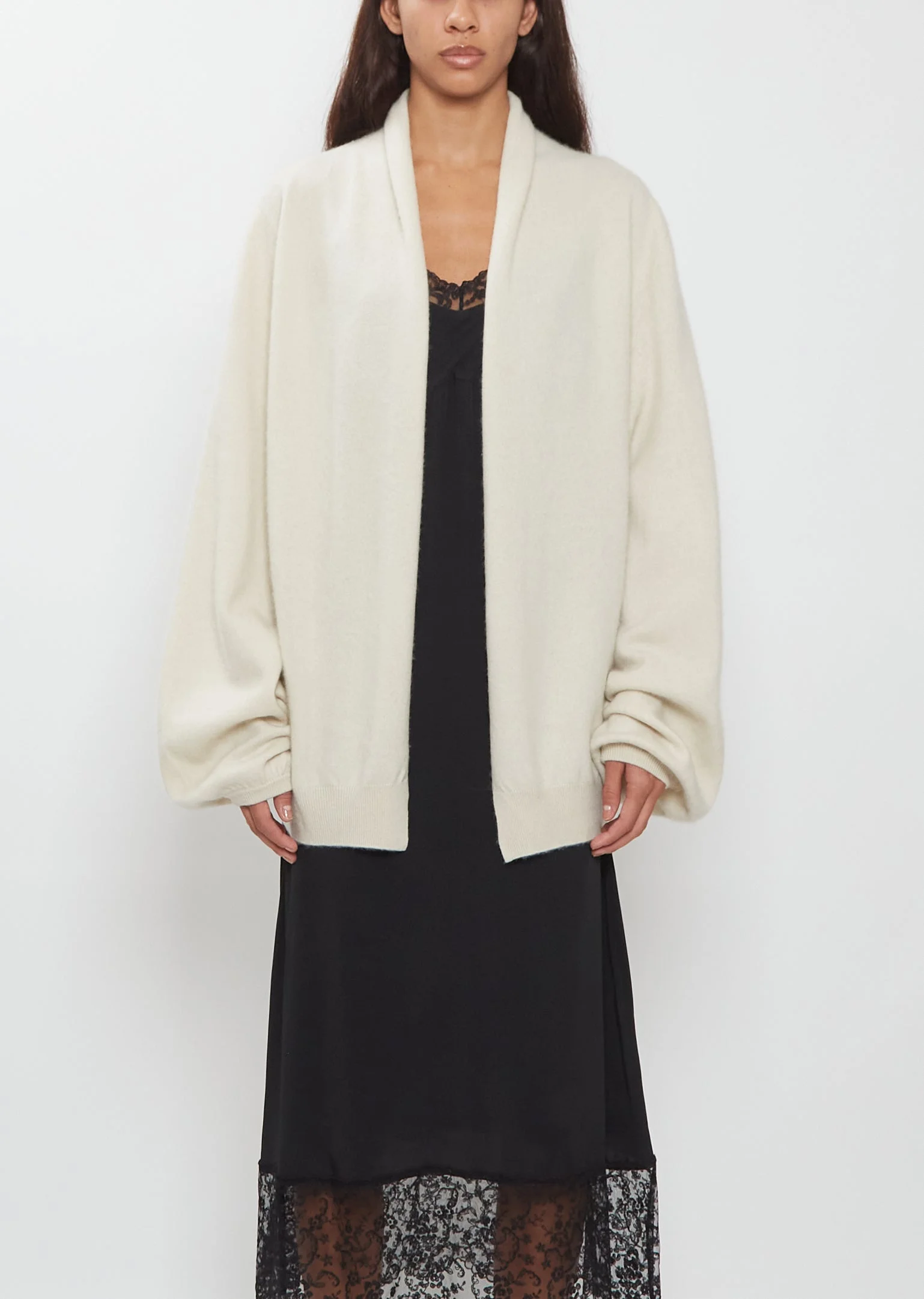 Gypsy Cashmere Cardigan — Chalk - 1