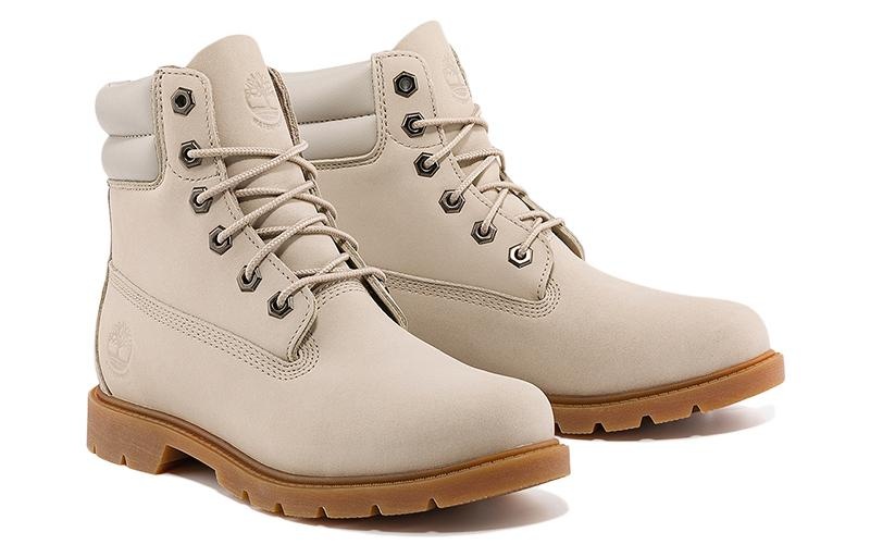 (WMNS) Timberland Linden Woods 6 Inch Waterproof Boots 'Beige' A2G5EW - 4