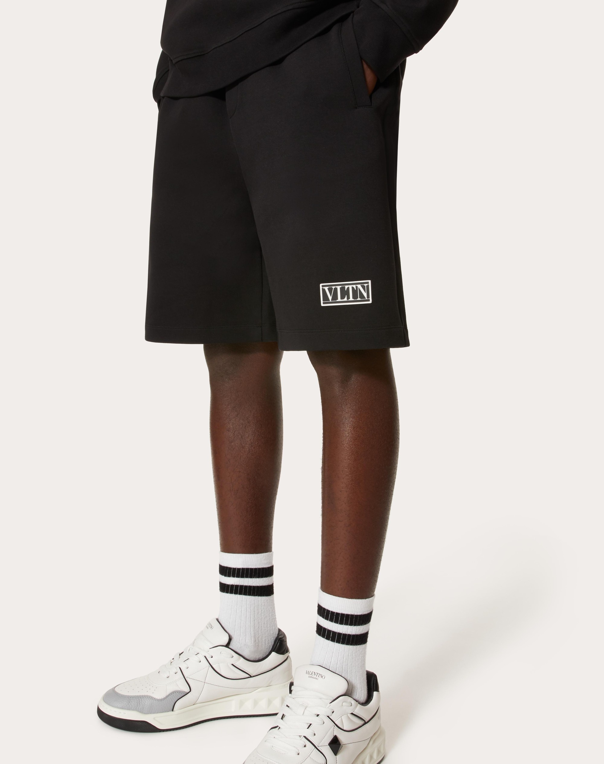 VLTN TAG BERMUDA SHORTS - 5