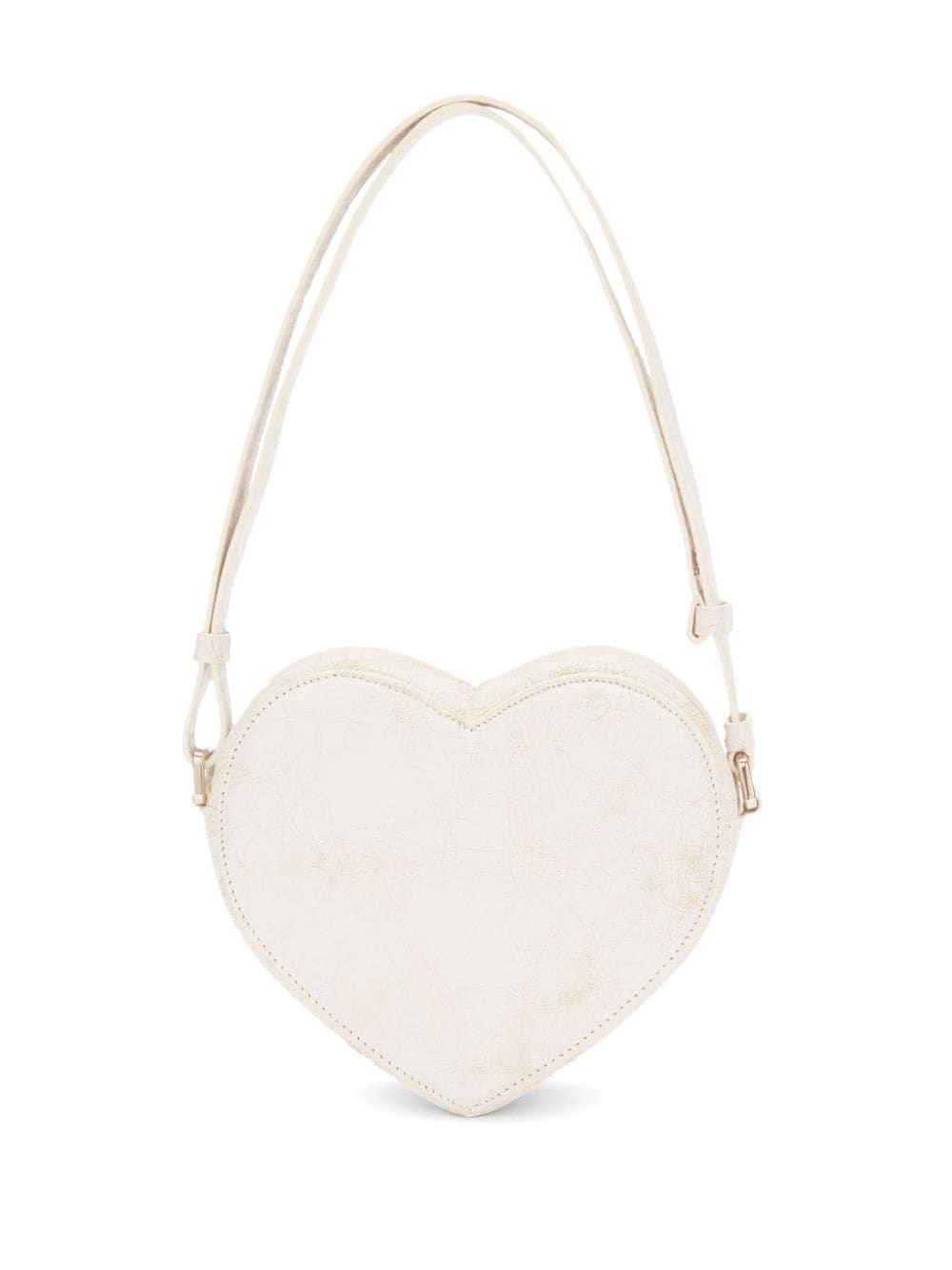Heart leather shoulder bag - 3