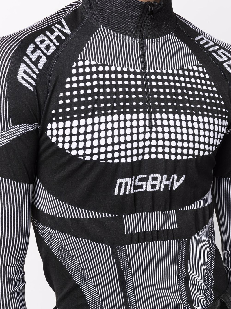 high-collar fitted top 5