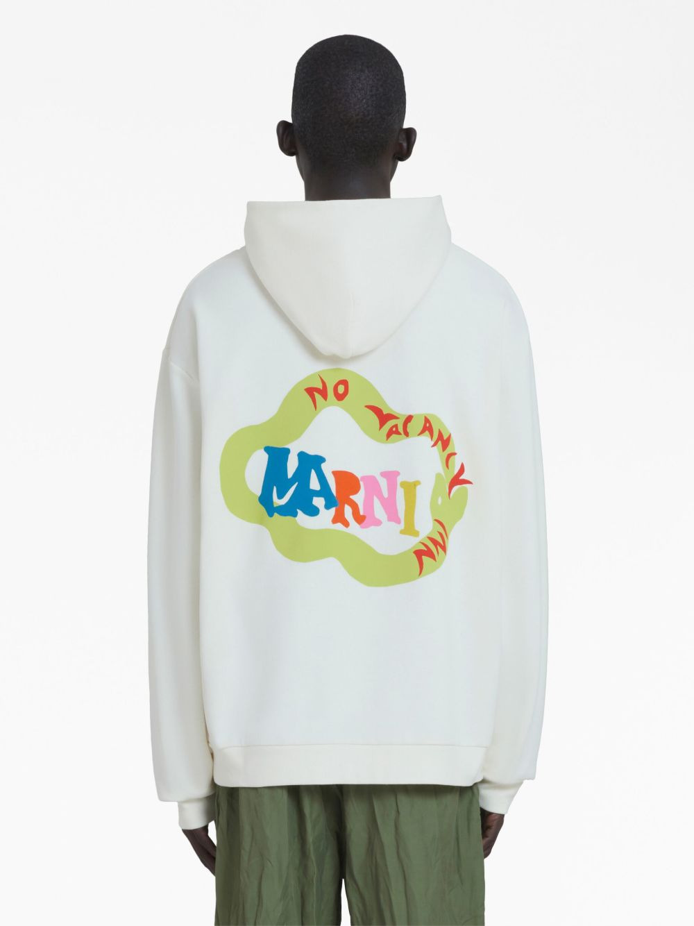 logo-print hoodie - 4