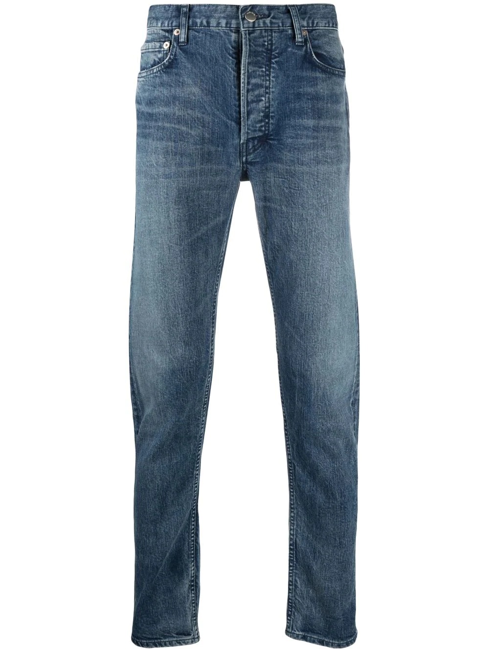 mid-rise slim-fit jeans - 1