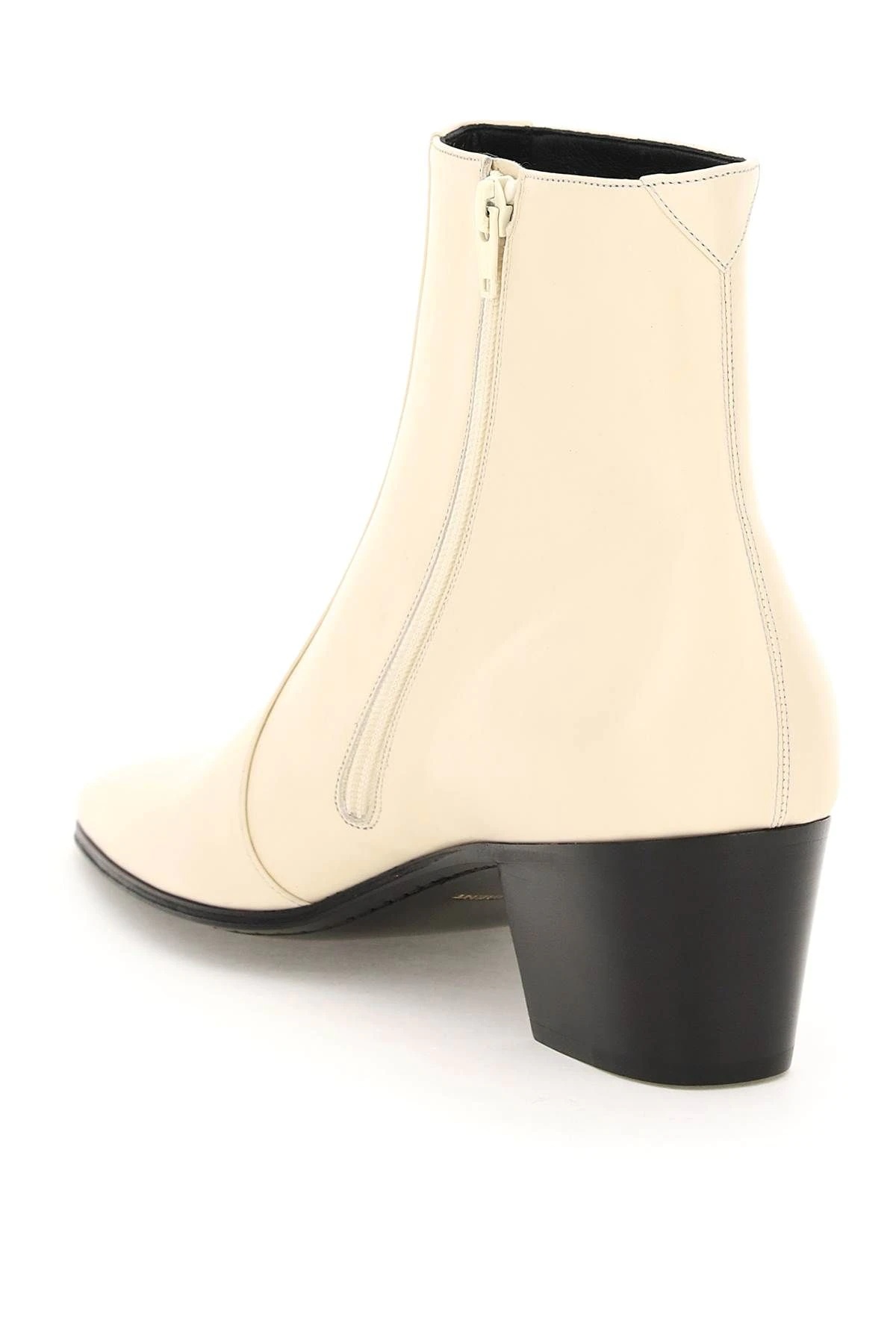 LEATHER VASSILI ANKLE BOOTS - 2