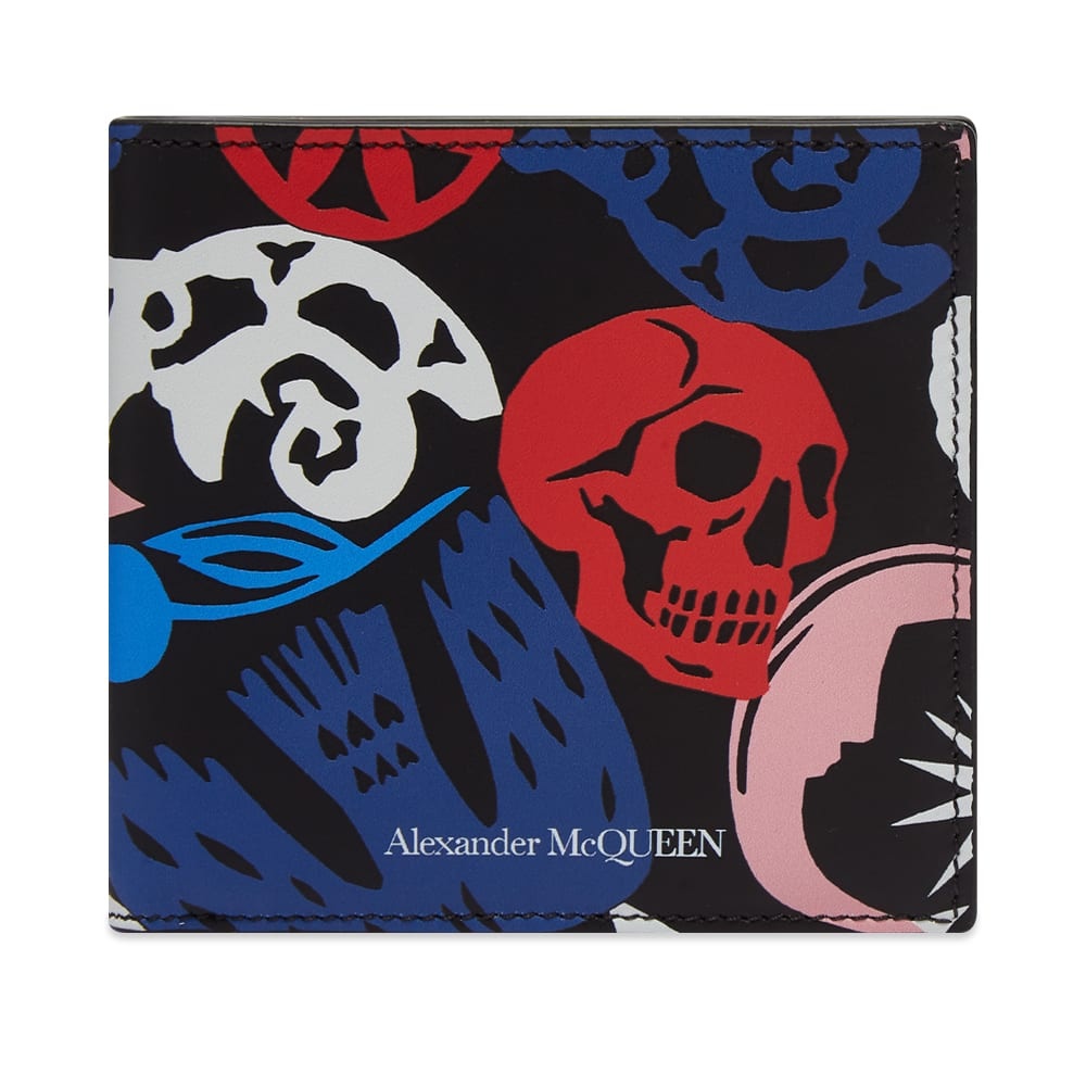 Alexander McQueen Graffiti Billfold Wallet - 1