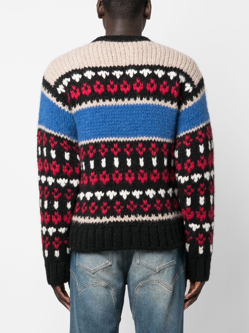 crochet-panelling jumper - 4