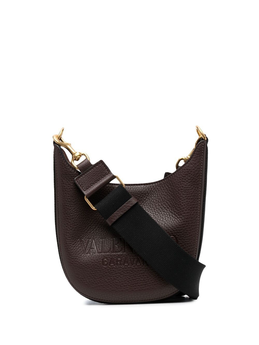 logo-debossed shoulder bag - 1