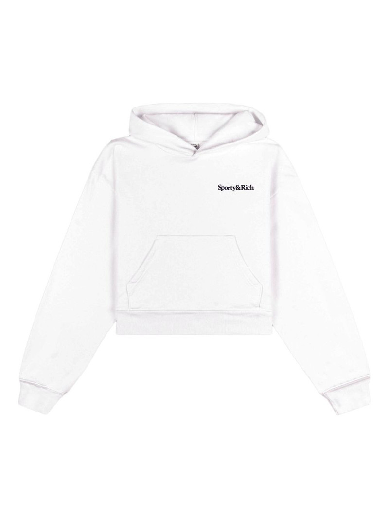 logo-print hoodie 1