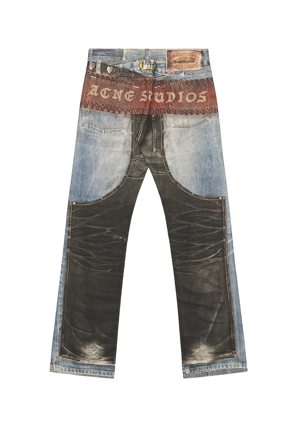 2010m Heart Buckle Belt Jean - 2