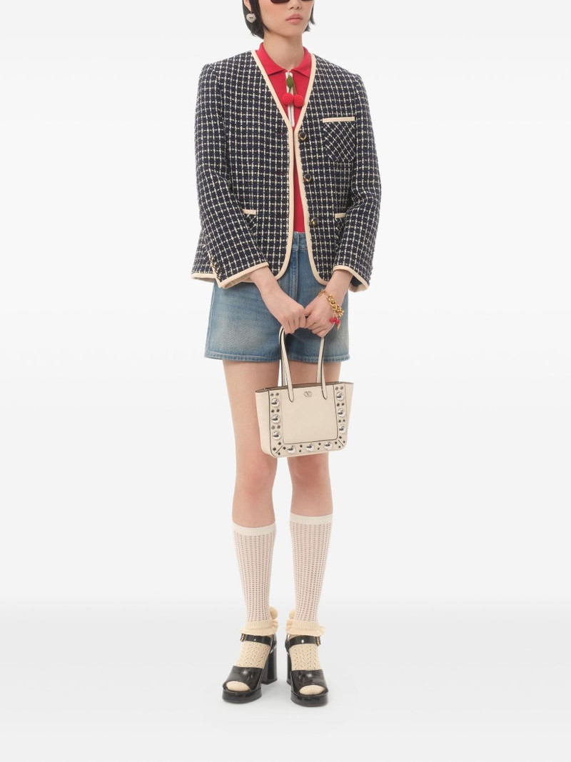 Valentino stud-embellished tote bag outlook