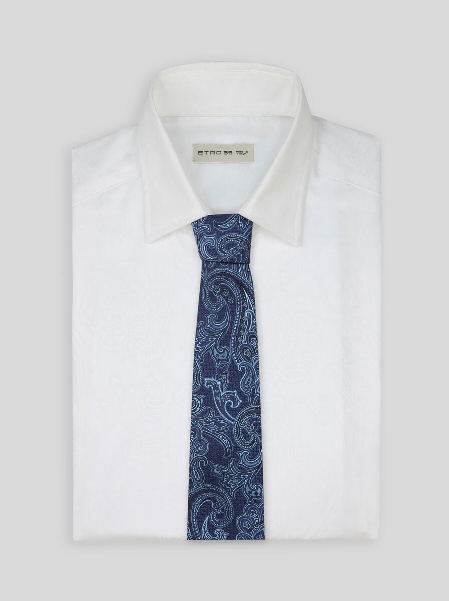 SILK JACQUARD TIE - 2