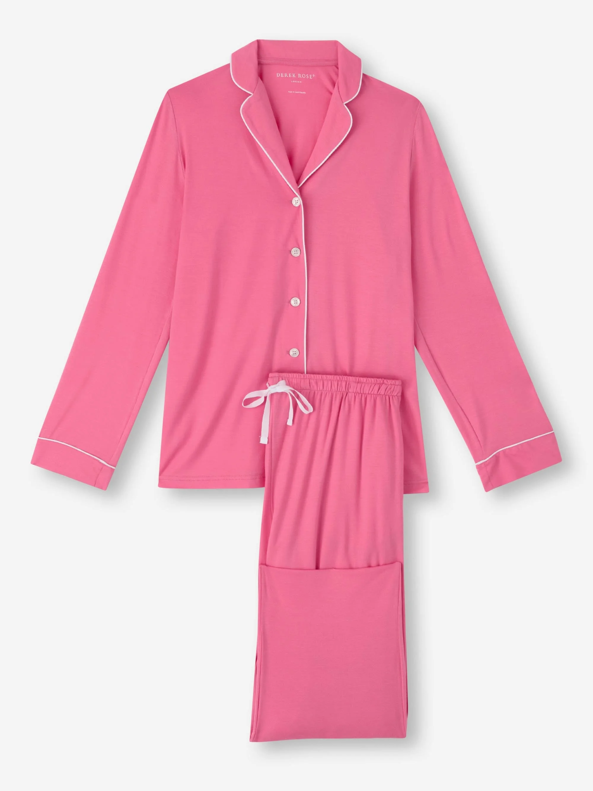 Women's Pajamas Lara Micro Modal Stretch Flamingo Pink - 1