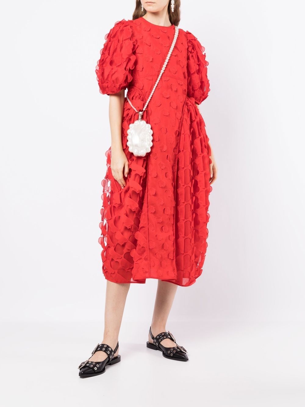Finnegan textured midi dress - 2