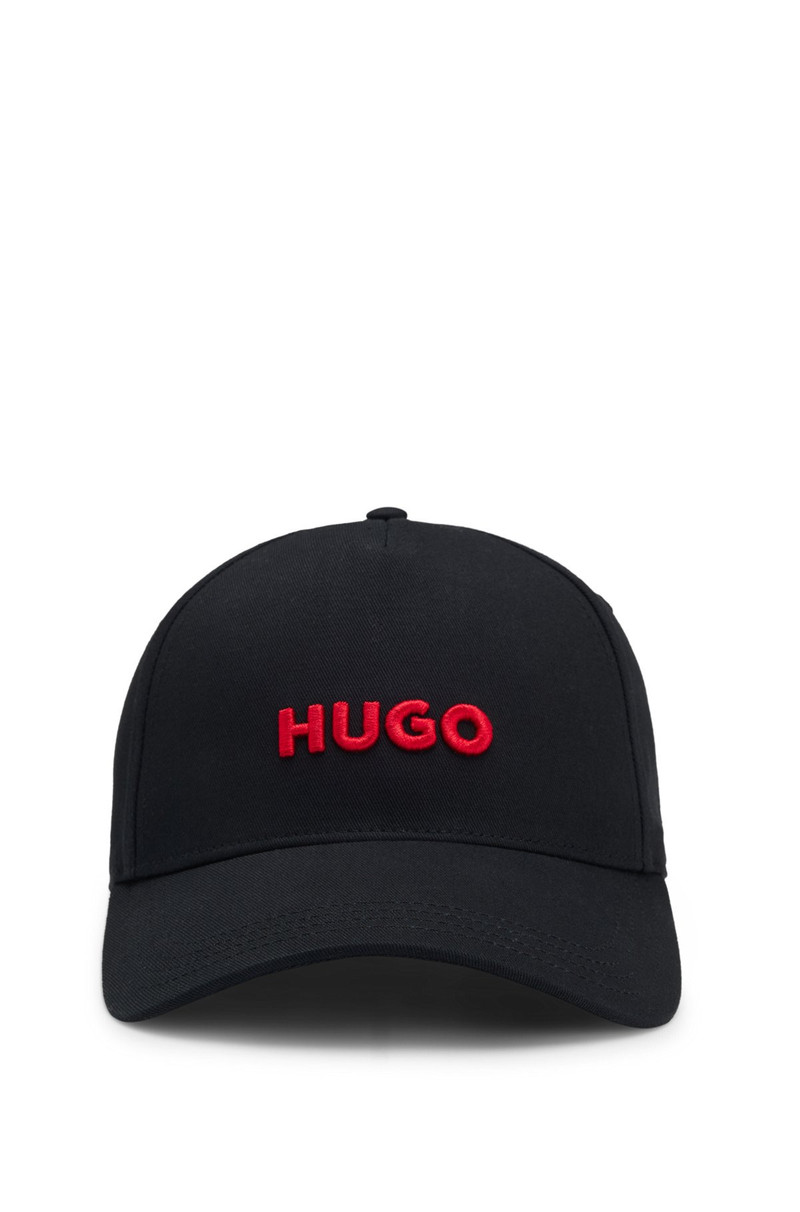 HUGO COTTON-TWILL CAP WITH LOGO ON FRONT AND VISOR outlook