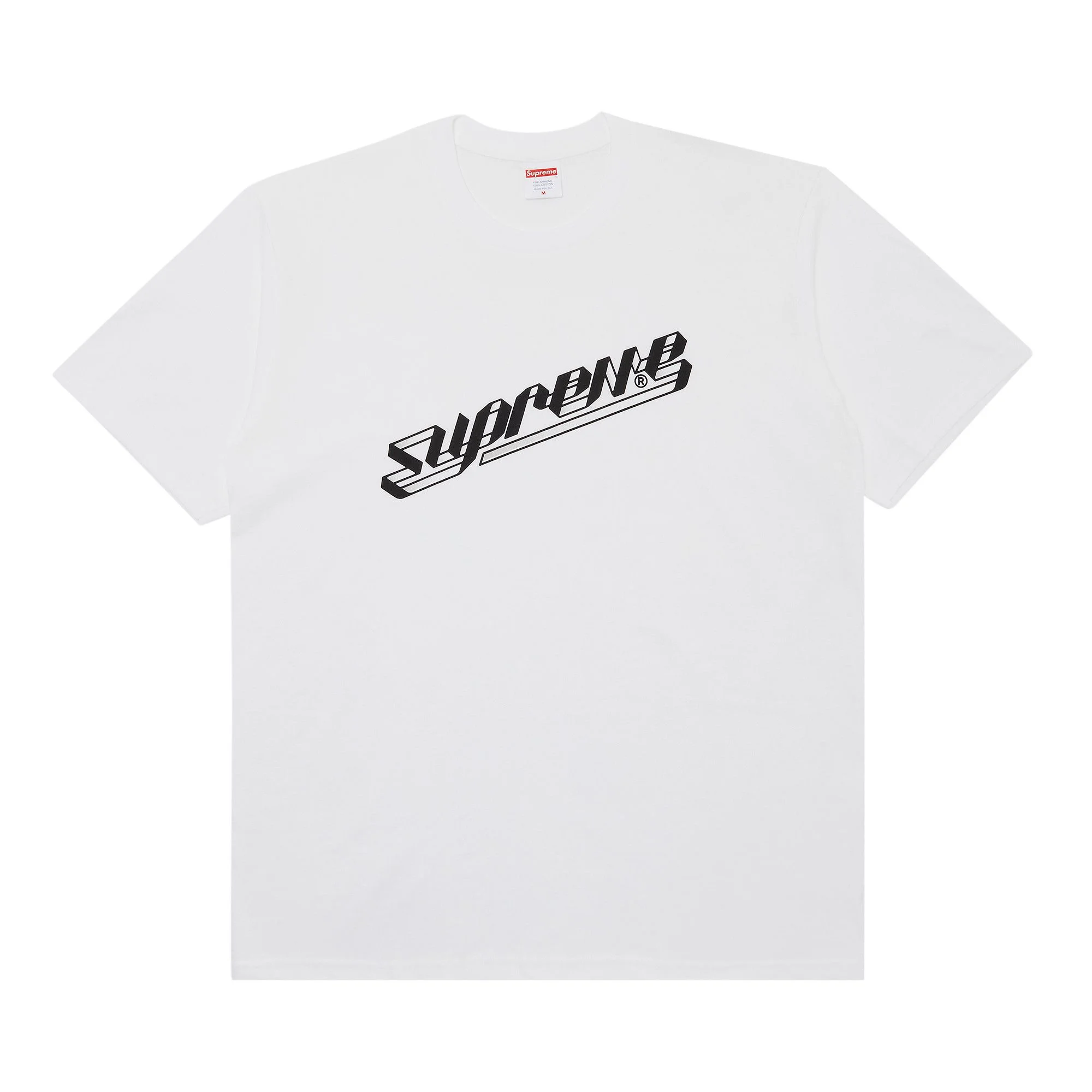 Supreme Banner Tee 'White' - 1