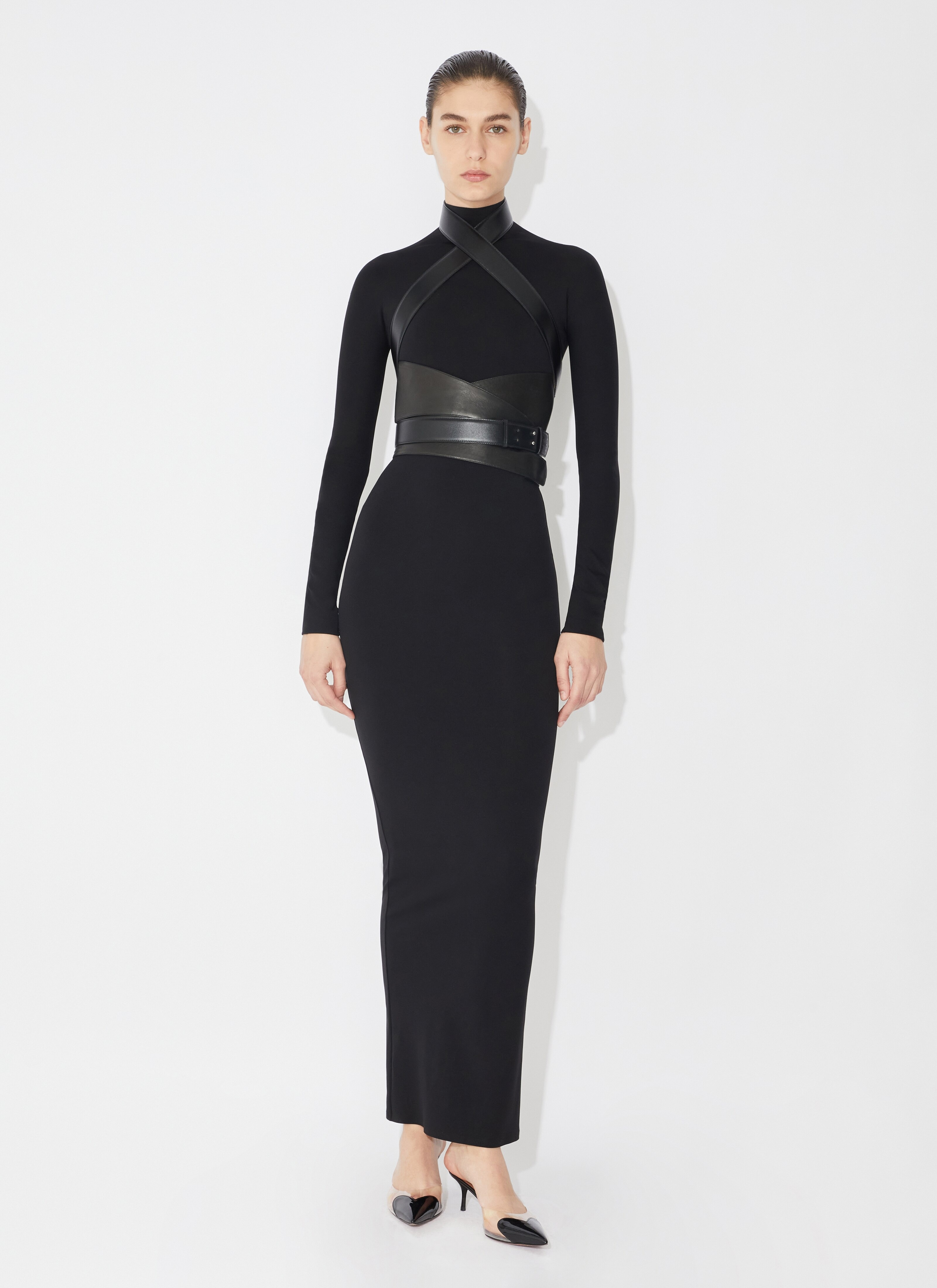 SCULPTING JERSEY DRESS - 2
