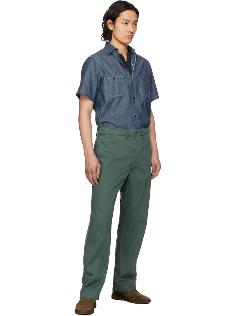 RRL by Ralph Lauren Green Field Chino Trousers outlook