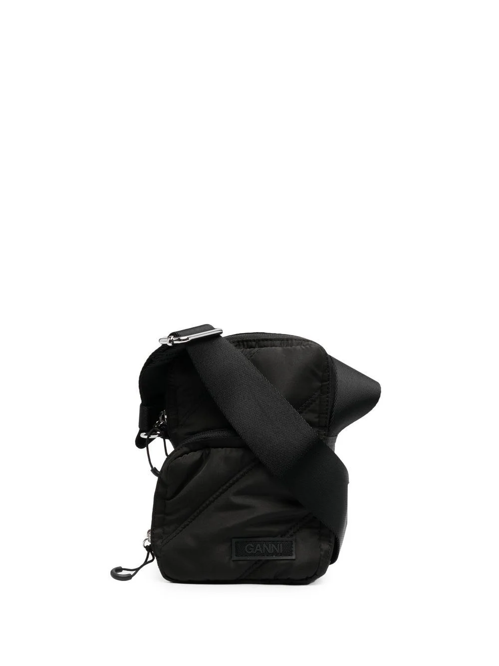 quilted tech crossbody bag - 1