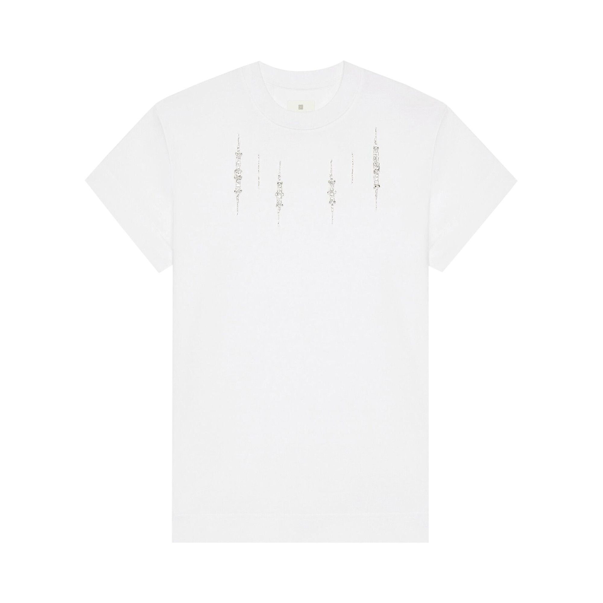 Givenchy Slim T-Shirt 'White/Silver' - 1