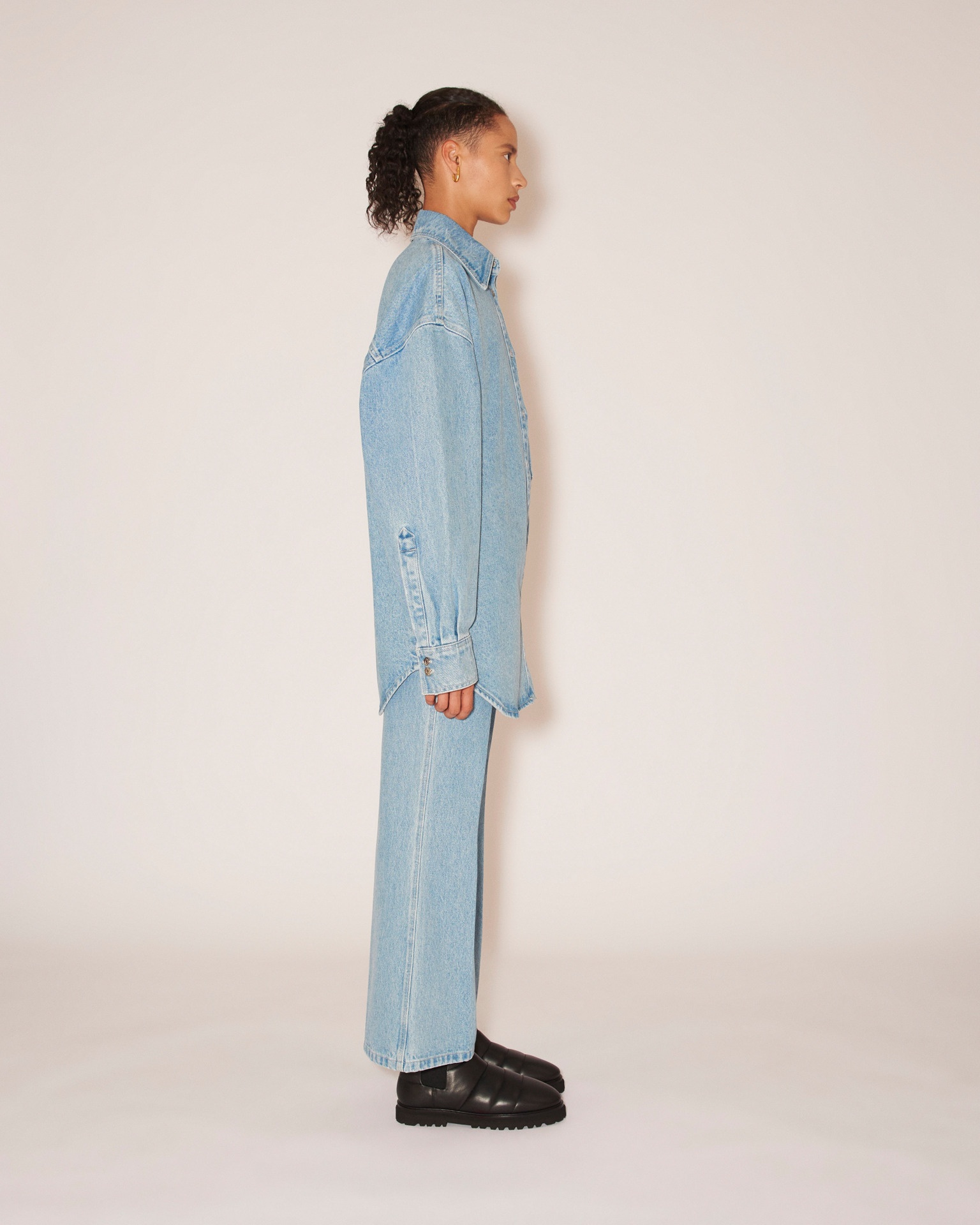ZOEY - Upcycled denim - Light wash - 3
