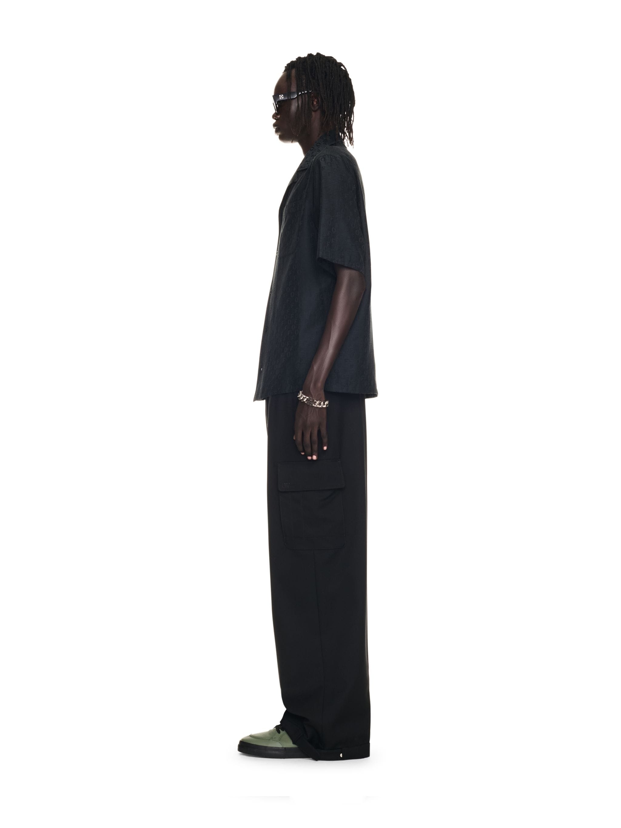 Ow Emb Drill Cargo Pant - 3