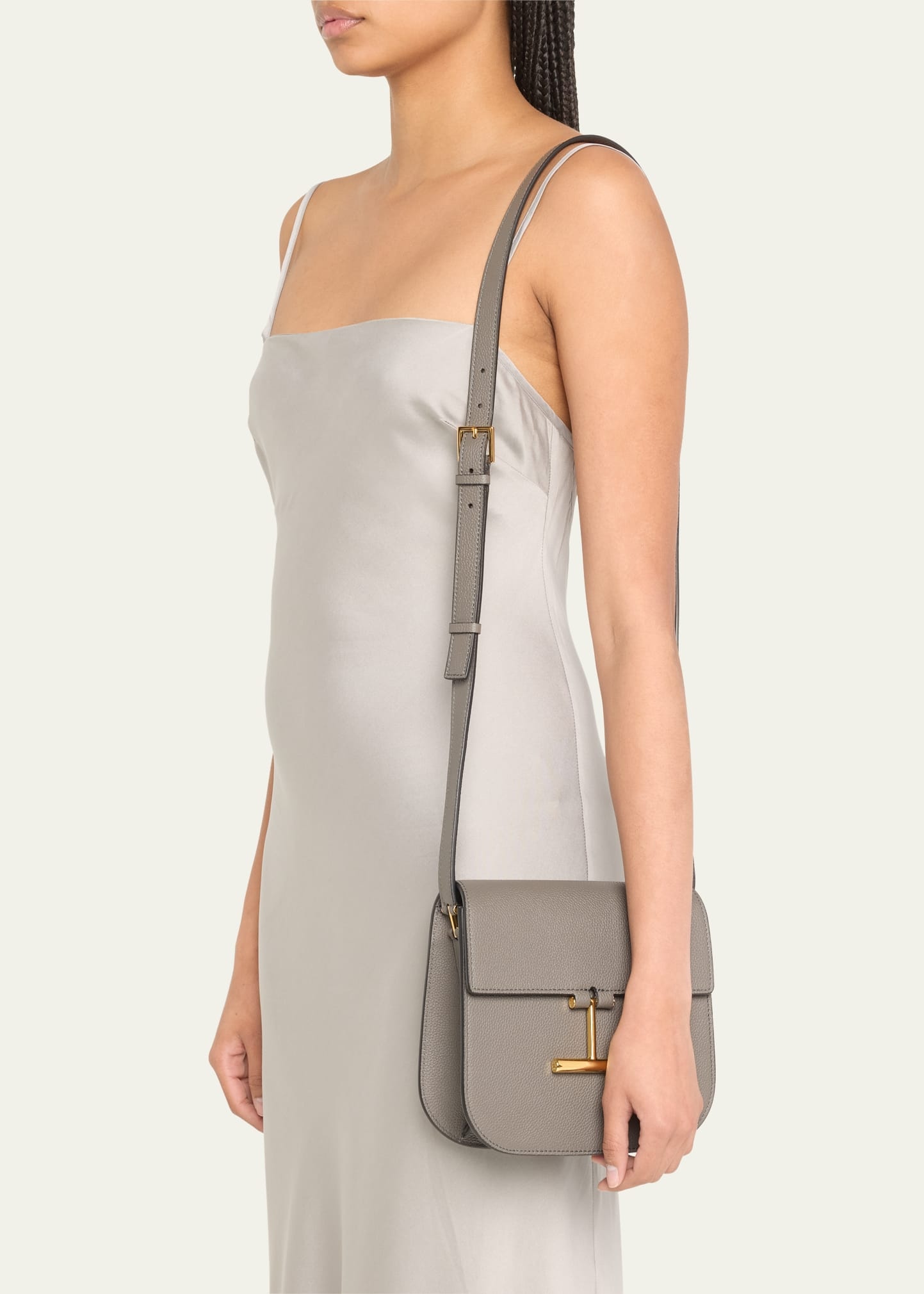 Small Tara Grain Calf Shoulder Bag - 2