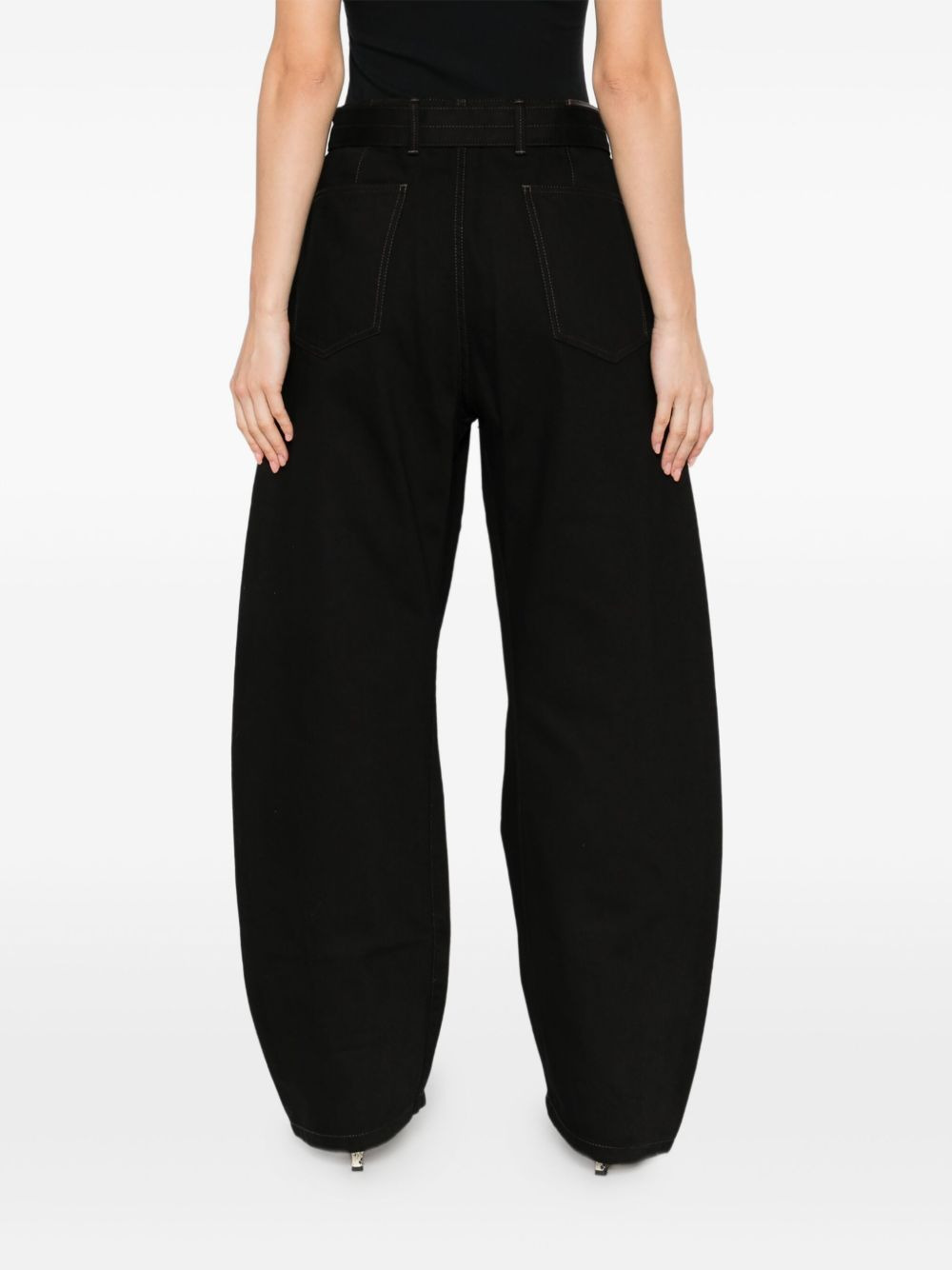 belted jeans - 4
