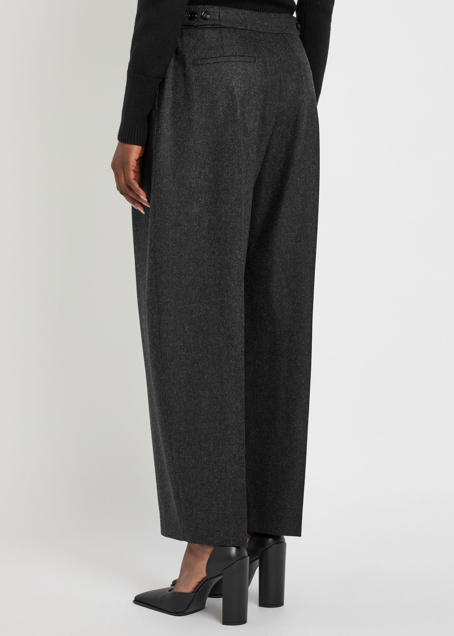 Alaïa Pleated Wool Trousers - 3
