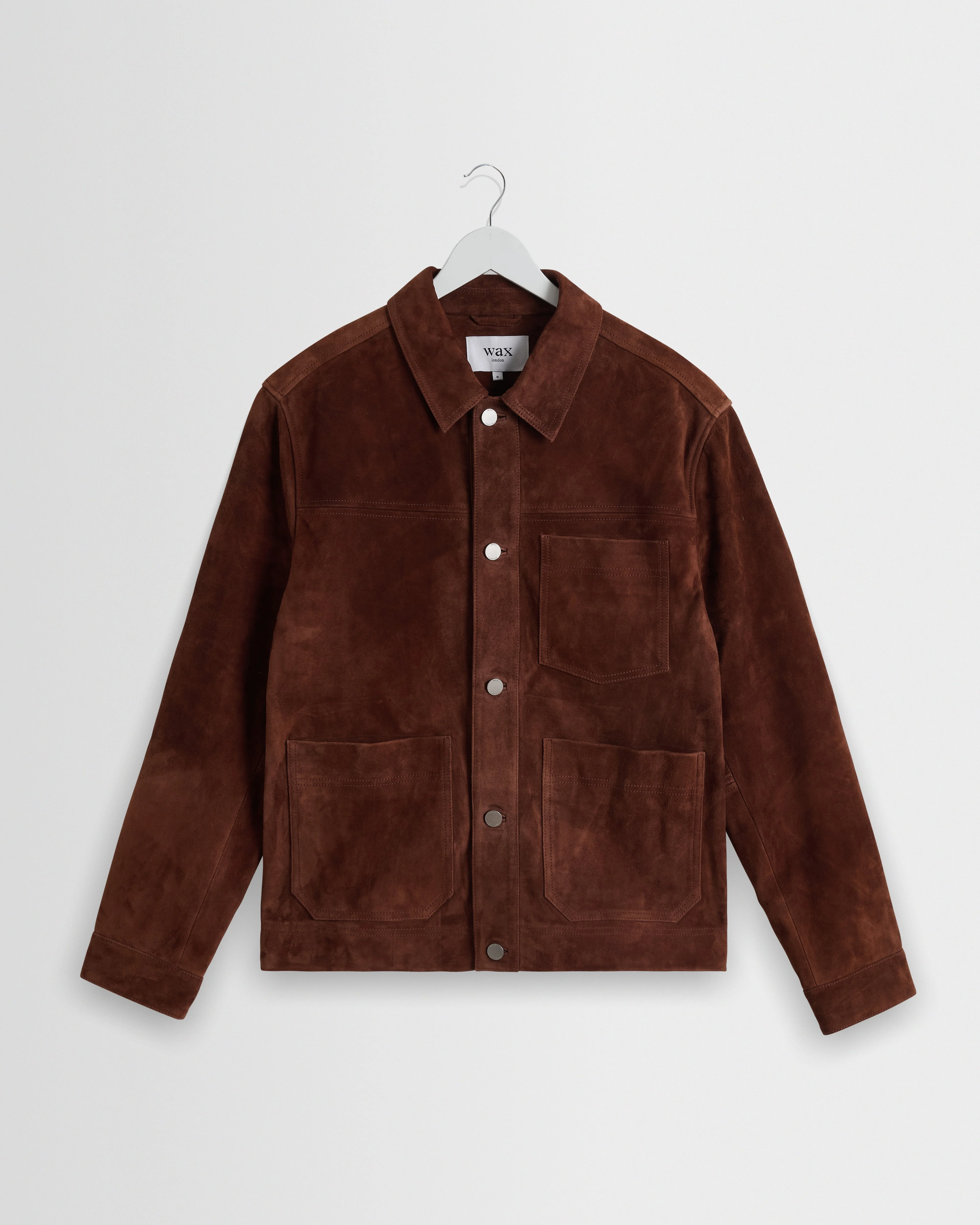 Robin - Brown Suede Chore Jacket - 1