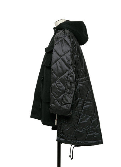 sacai Wool Melton x Quilted Coat outlook