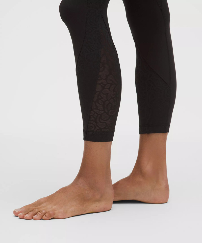 lululemon Paisley Lace Overlay Tight 25" outlook