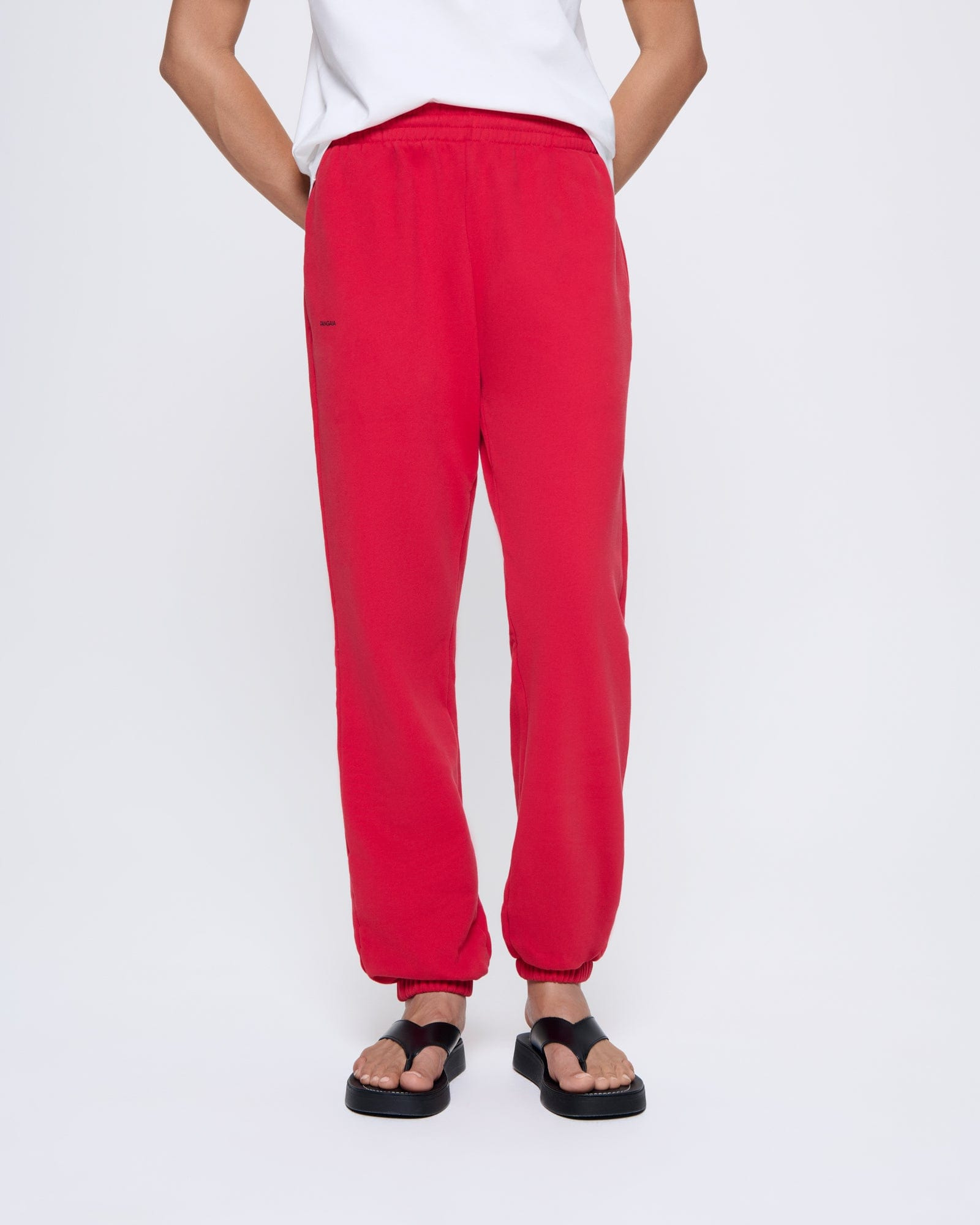 Womens 365 Midweight Track Pants - Red - 3