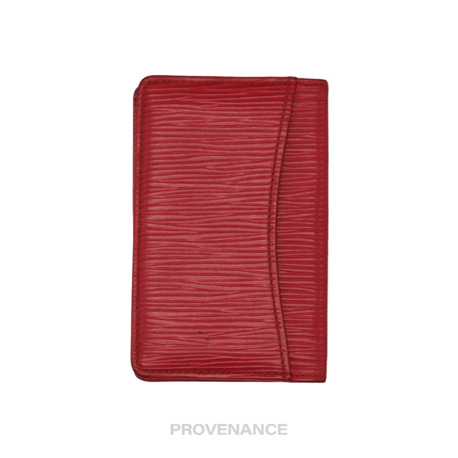 Louis Vuitton Pocket Organizer Wallet - Red Epi Leather - 3