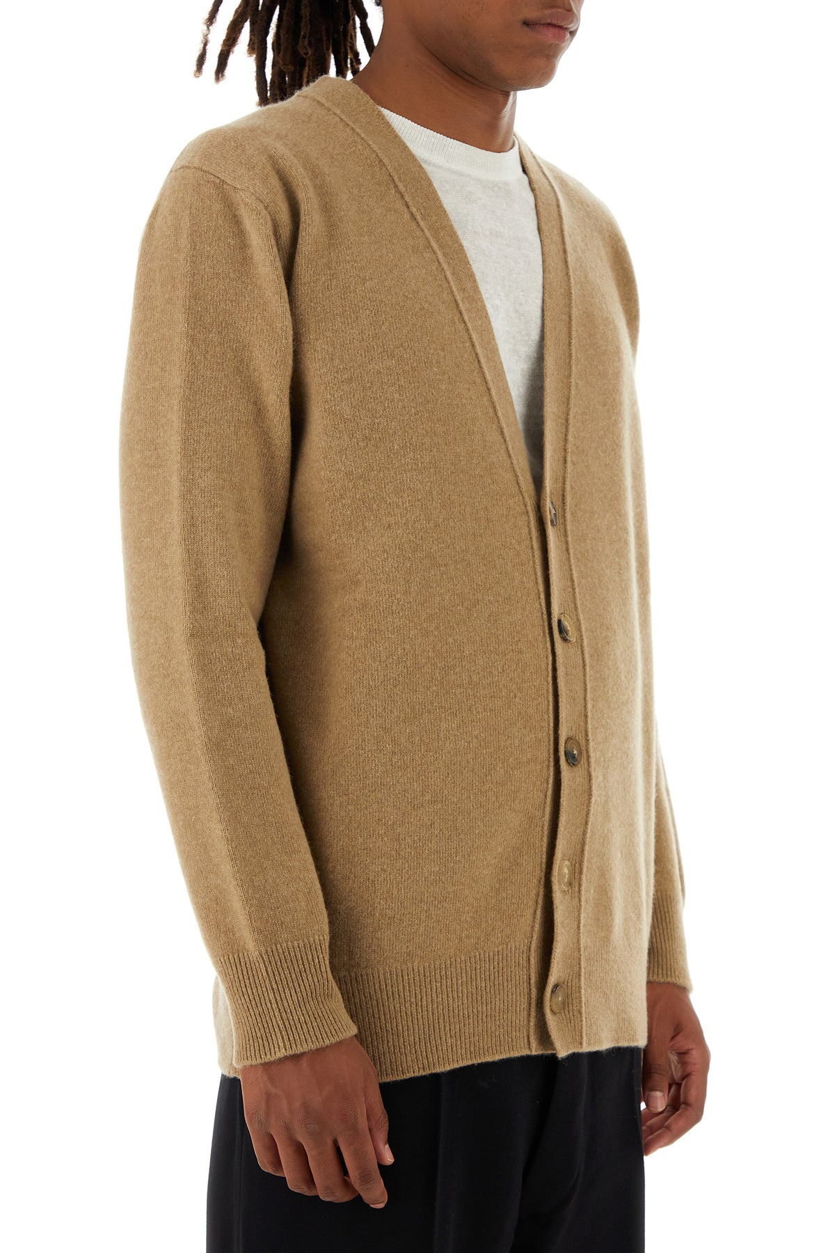 Cappuccino wool cardigan - 3