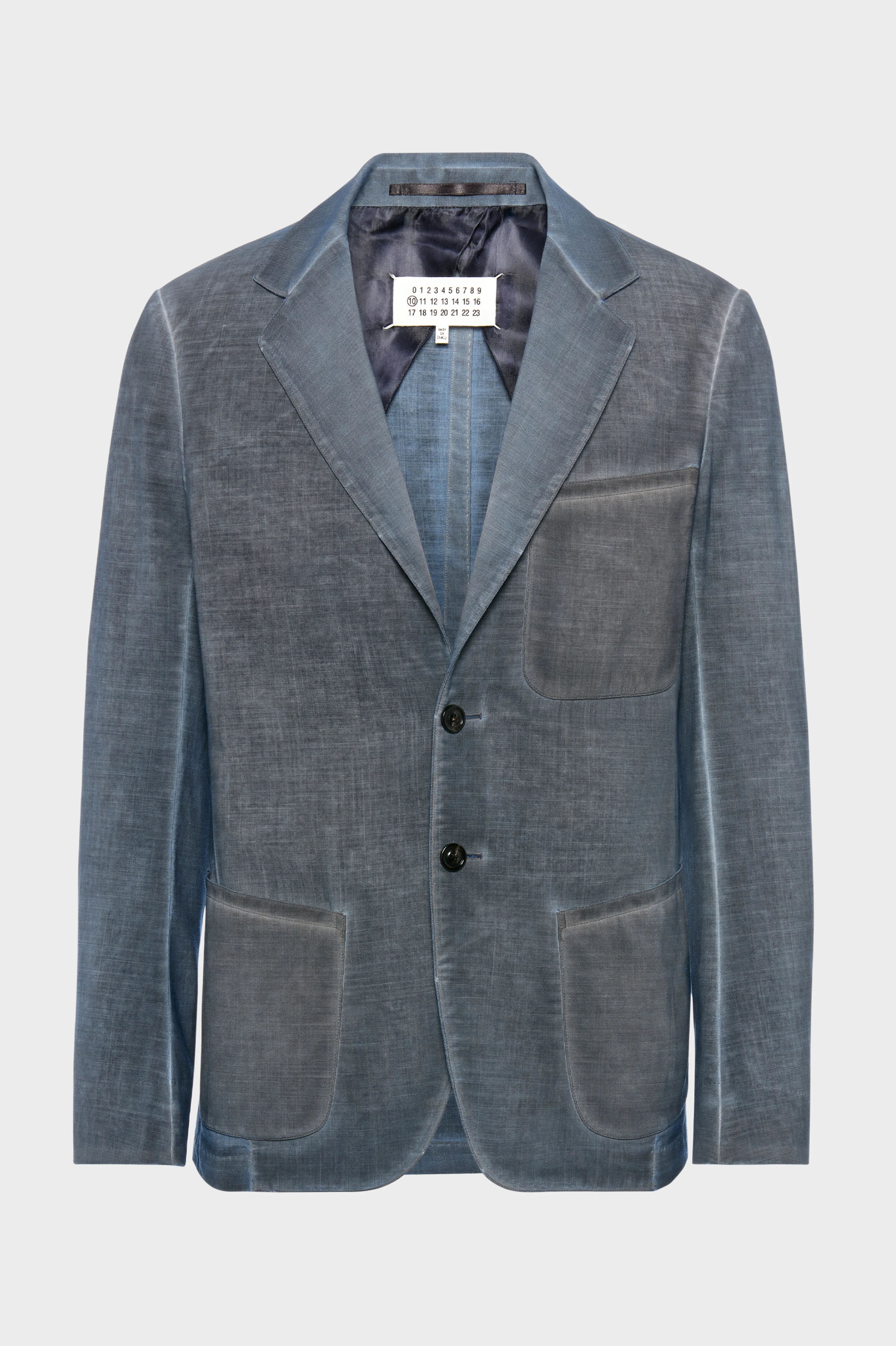 Double-Dyed Wool Blazer - 1