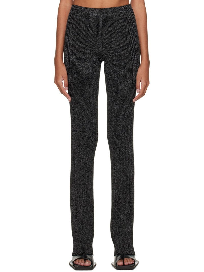 Black Reflective Lounge Pants 1