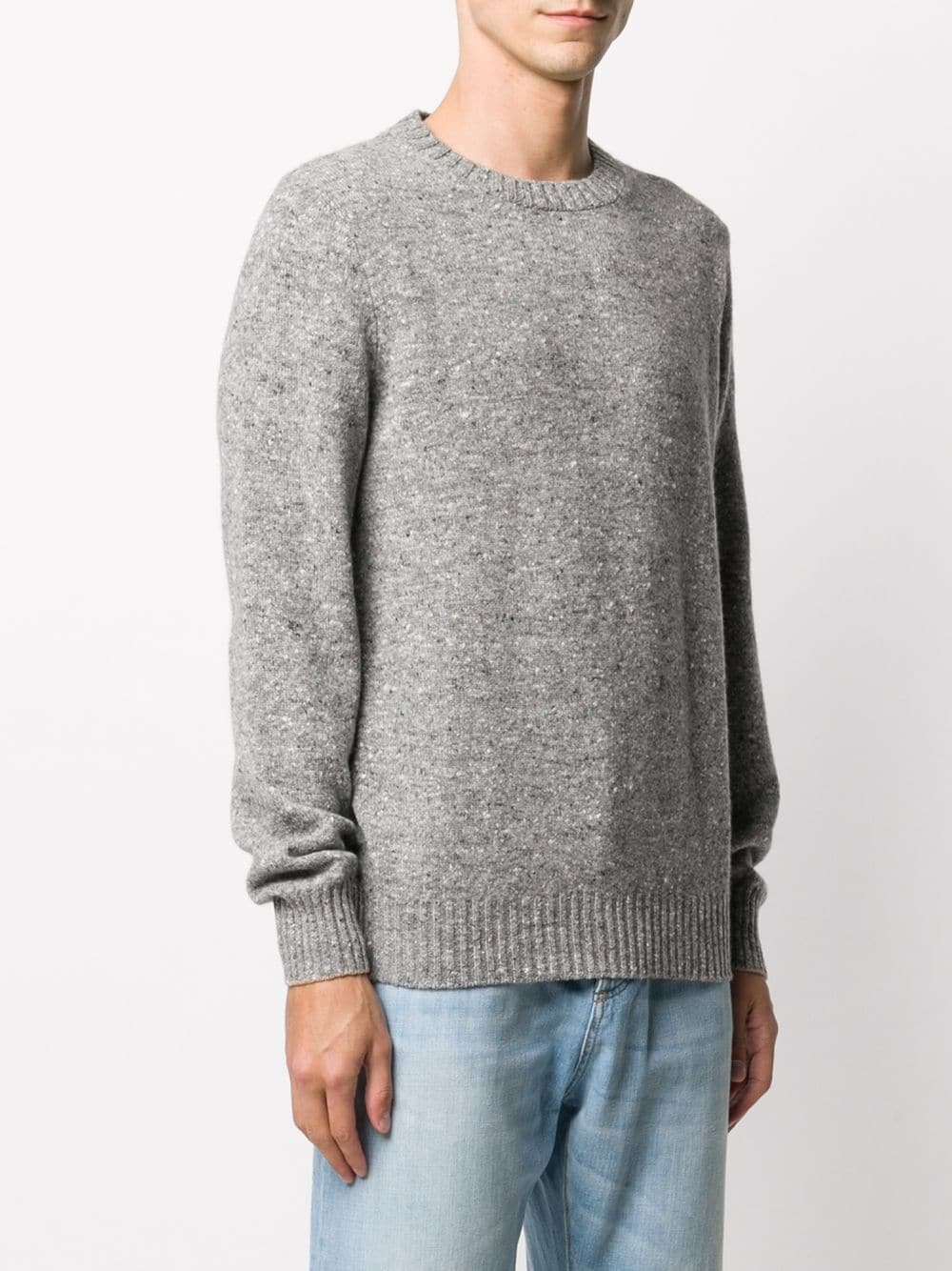 long-sleeve grey jumper - 3