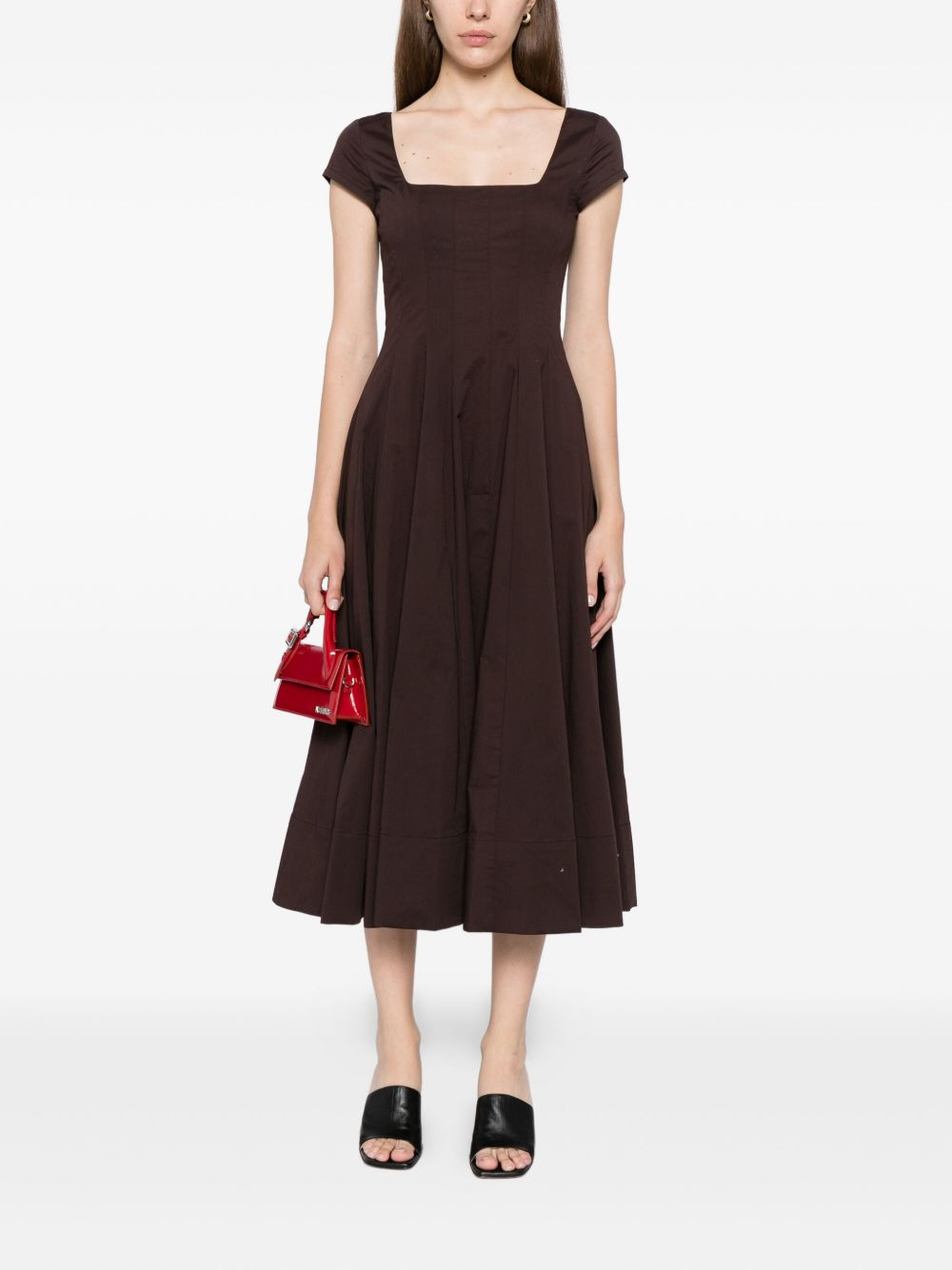 short-sleeved wells dress - 2