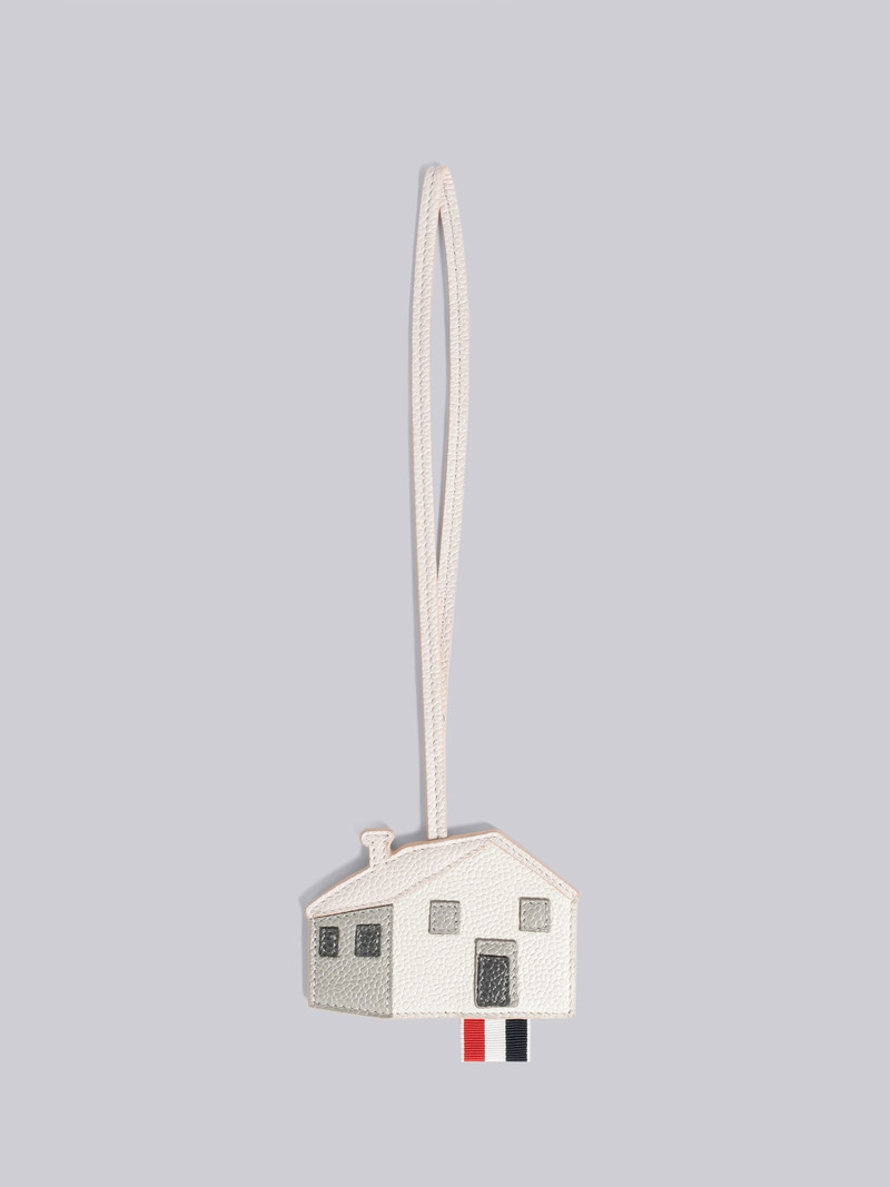 PEBBLE GRAIN LEATHER HOUSE CHARM 1