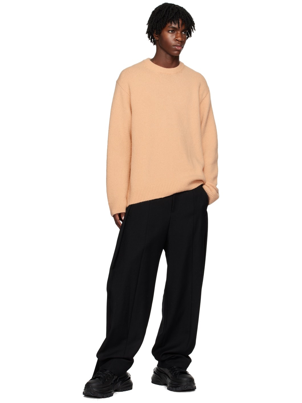 Orange Crewneck Sweater - 4