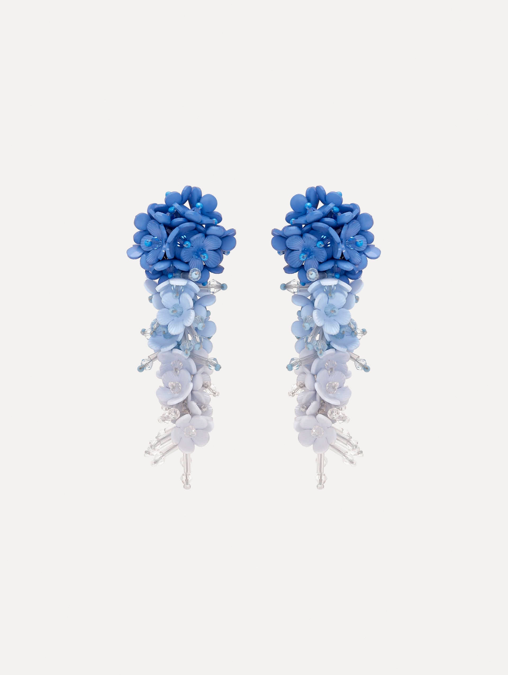 FLOWER BOUQUET CLIP-ON EARRINGS - 1