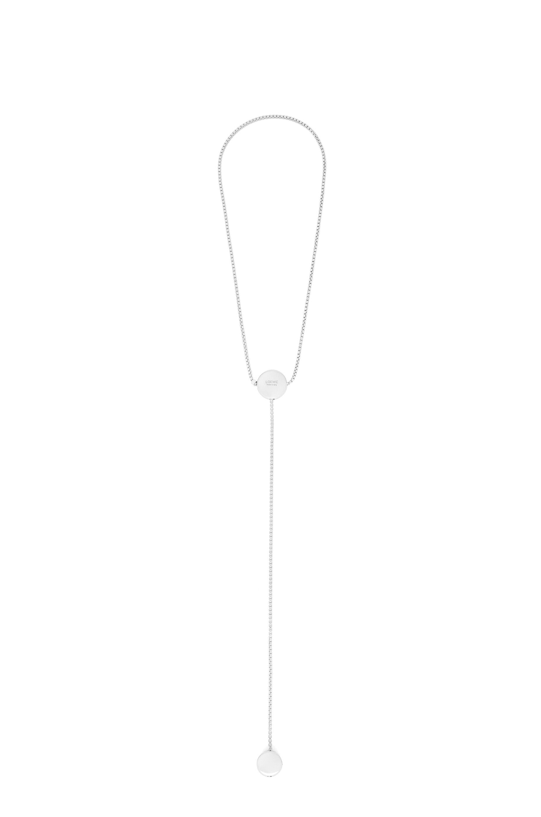 Anagram Pebble necklace in sterling silver - 3