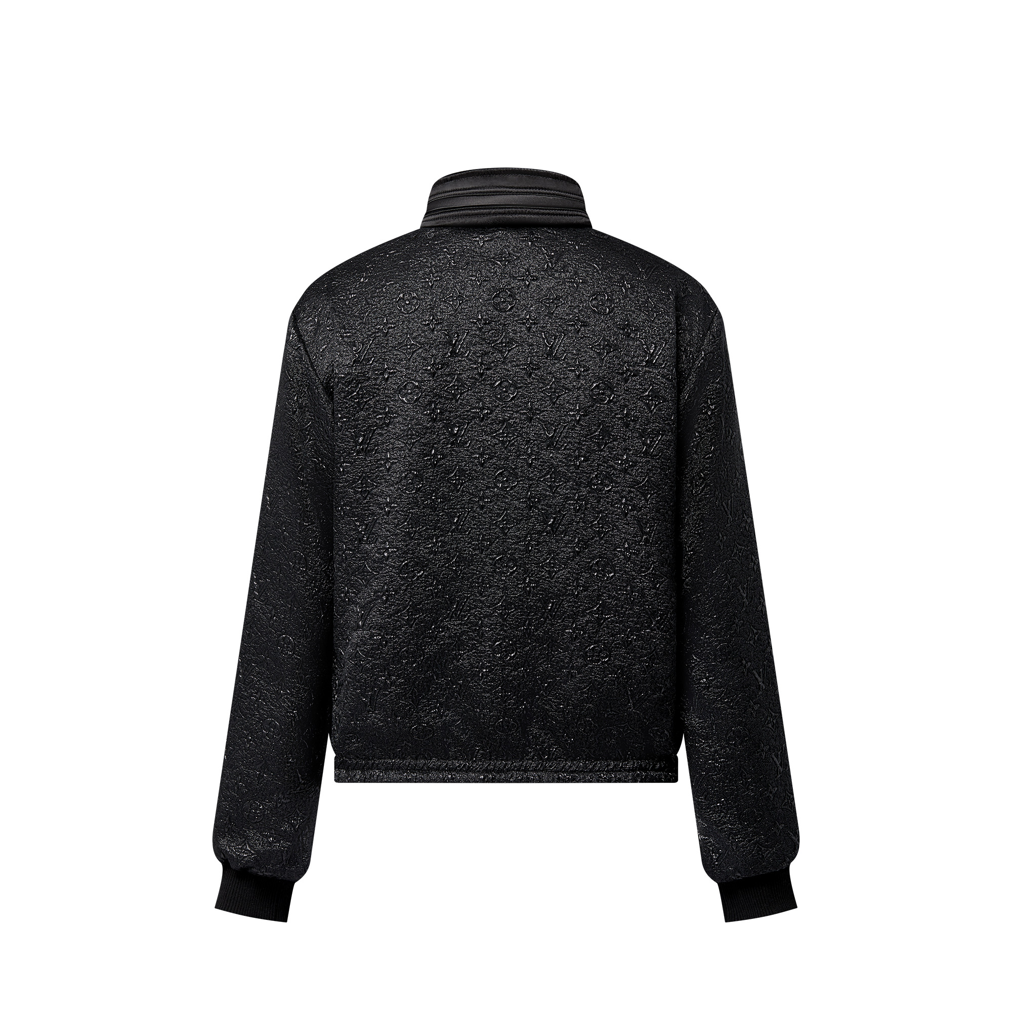 Monogram Jacquard Zip-Up Jacket - 3